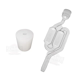Airlock com Rolha de Silicone Cerveja Artesanal Tipo S