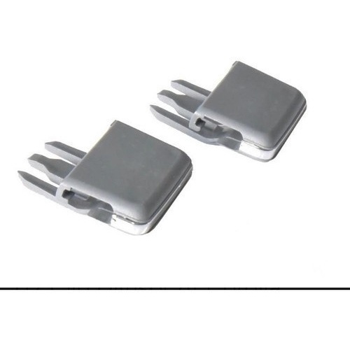 02 Clip Difusor Ar Corolla Direcionador Cinza 2009/2013 Par