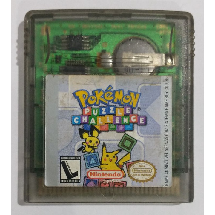 Pokémon Puzzle Challenge Game Boy Color - Troco Jogo Sudoeste