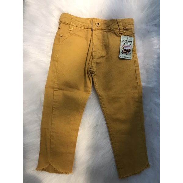 Calça store mostarda infantil