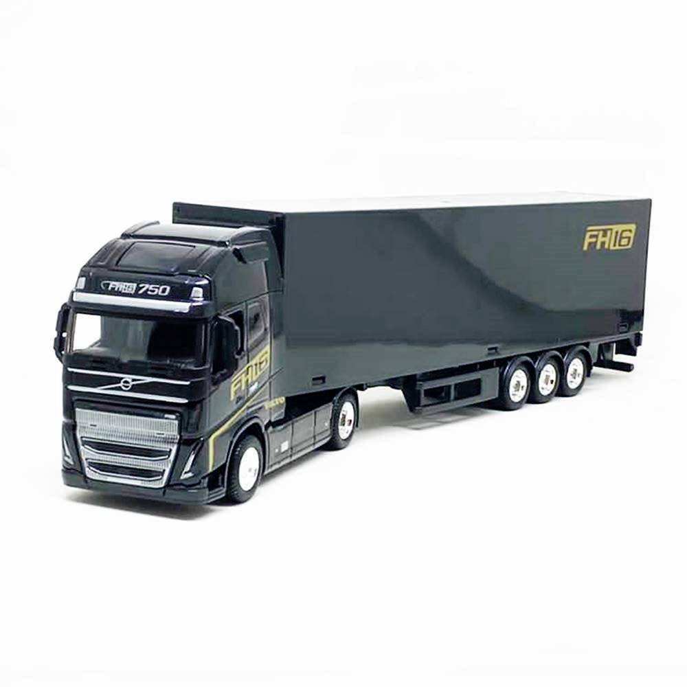 Miniatura VOLVO FH 520 BITREM 9 eixos - Feito de Madeira 