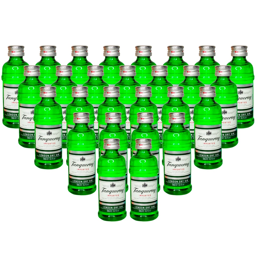 Kit 26 Mini Gin Tanqueray London Dry 50ml | Shopee Brasil