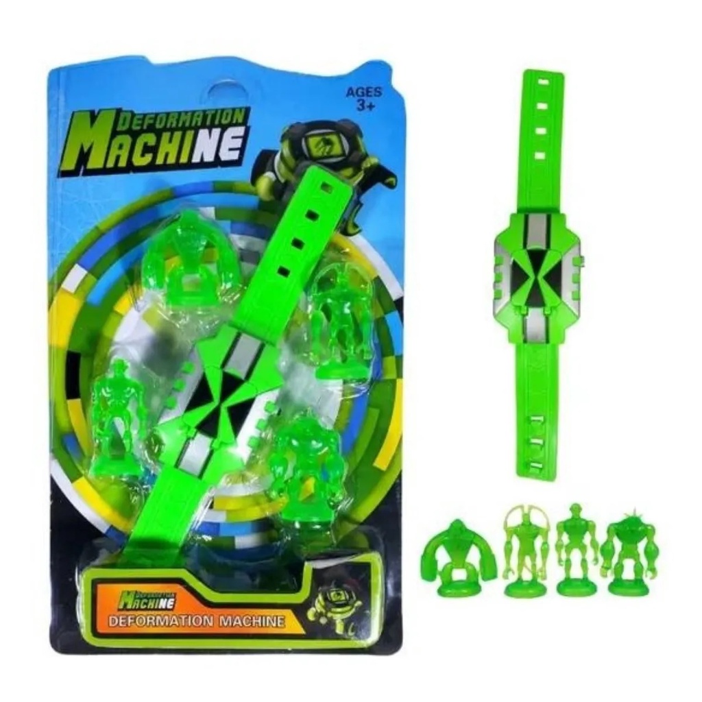 Brinquedo Relógio Omnitrix Ben 10 Modificador De Voz Sons - Miko Toys