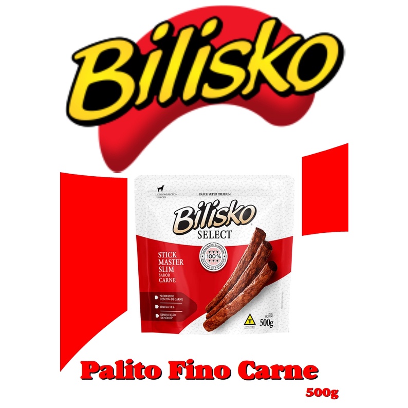 Bilisko - Snack - Bifinho para cães - Palito - Palito Fino - Tablete - Sabores em Oferta na Shopee