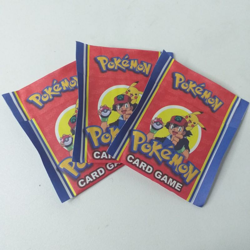 200 Cards Figurinhas Pokémon 50 Pacotes c/ 4 Cards Cada Sortidas 200 ...