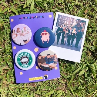 Kit De Bottons - Friends, Stitch, Princesas Disney, Frases