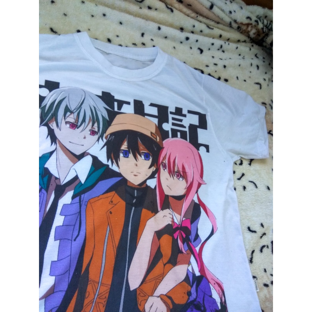 Camiseta Mirai Nikki - Anime, Camiseta Feminina Esg Nunca Usado 79135524