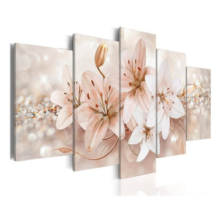 Quadros Decorativos Sala Quarto Orquidea Rose Gold REF:045Ke