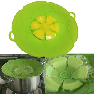 Tampa Anti Fervura Universal De Silicone Para Panela Evita Derramamentos - A Tampa Se Encaixa Bem Na Panela E Deixa Escapar Suavemente O Vapor Pronta Entrega