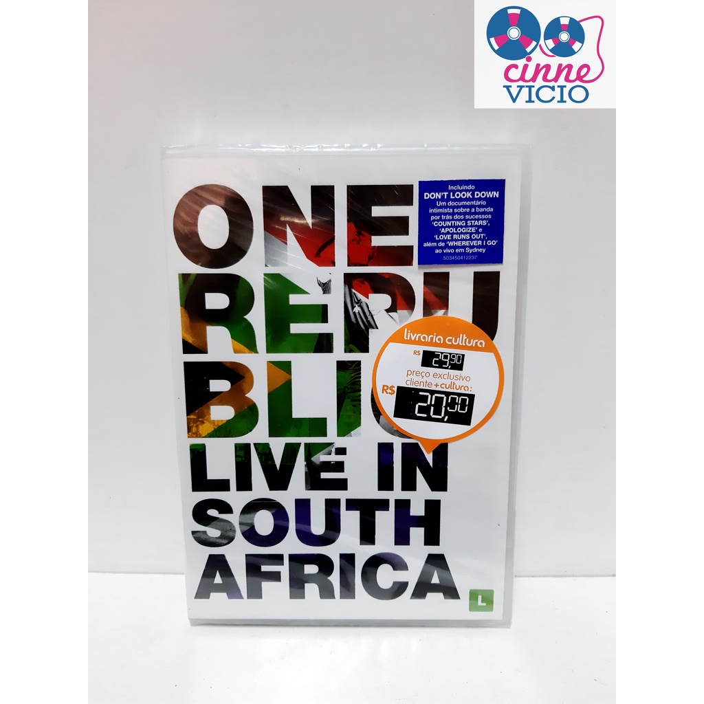 DVD Lacrado - One Republic Live In South Africa | Shopee Brasil
