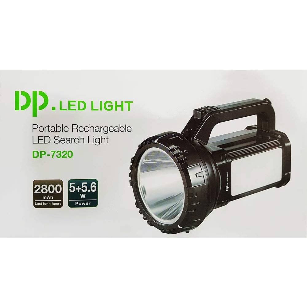 Lanterna Recarregável Holofote 1 Led +28 LED DP -7320 | Shopee Brasil