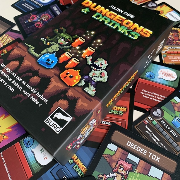 Dungeons and Drinks - jogo de cartas +18 (inclui cartas promos e ...