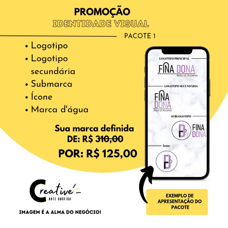 Identidade visual simples | Shopee Brasil