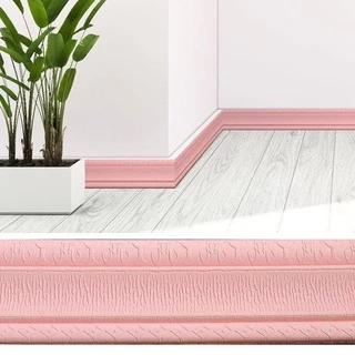 Linha De Canto Em Relevo De 230 Cm Cintura De Parede De Espuma 3D Borda À Prova D