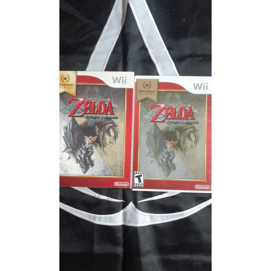 Nintendo Selects Wii U Zelda Twilight Princess Case, Manual and