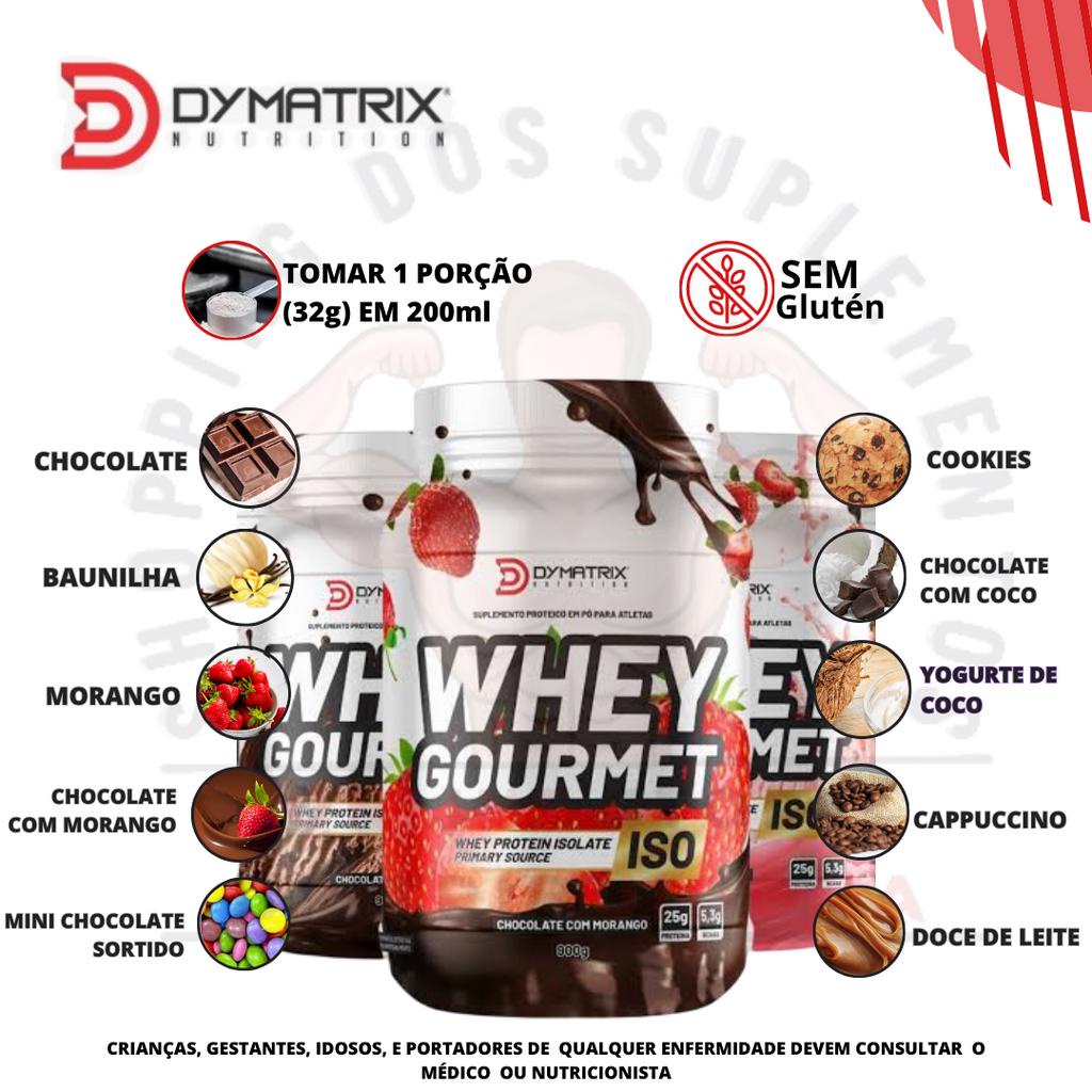 Whey Protein Gourmet Isolado 900g Dymatrix