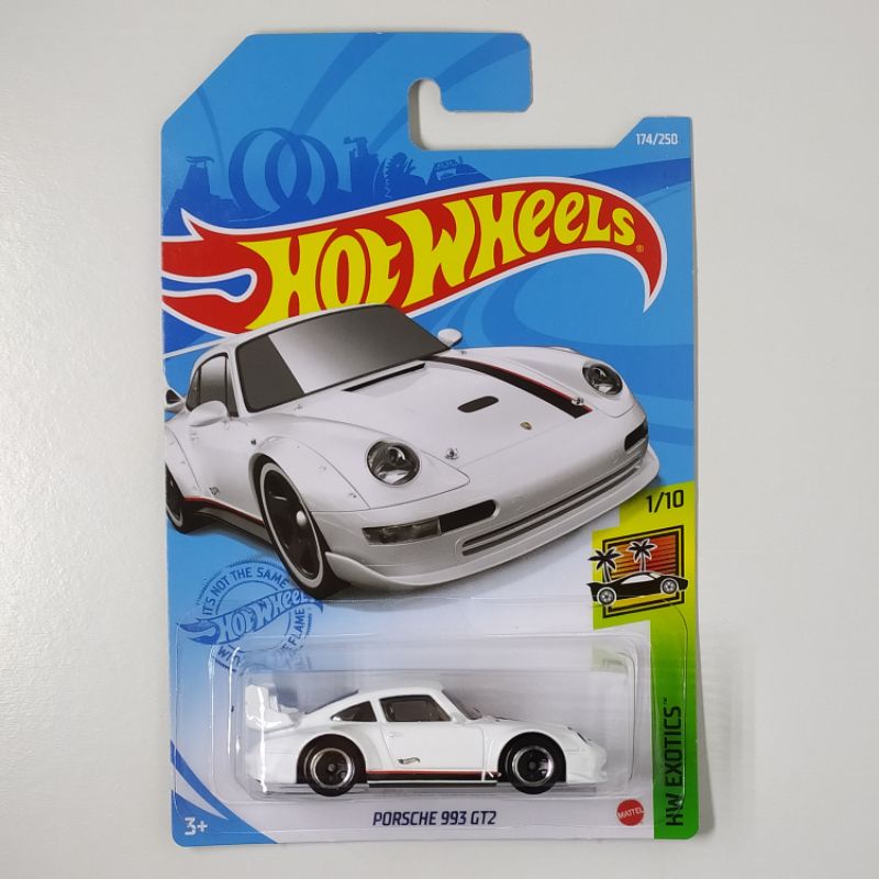 Hot Wheels Porsche 993 GT2 Branco | Shopee Brasil