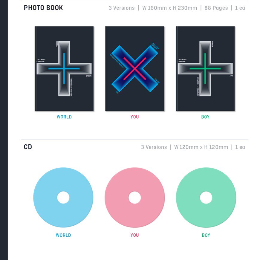 TXT Album - THE CHAOS CHAPTER : FREEZE | Shopee Brasil