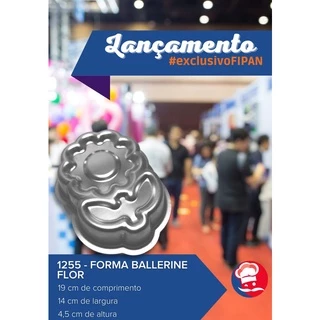 Forma Ballerine Flor Florzinha Caparroz (1255) Confeitaria Divertida