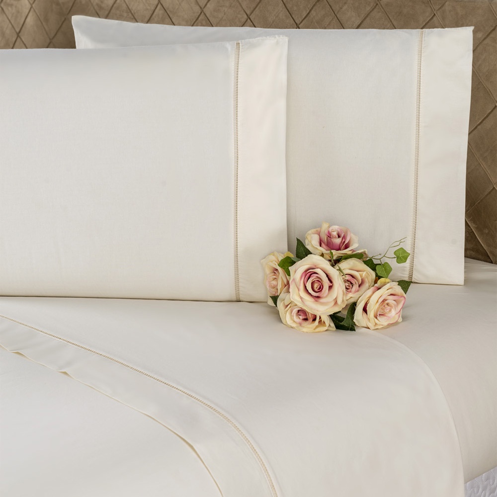 Jogo De Lençol Queen 4 Peças 40cm Percal 400 Fios Promoção