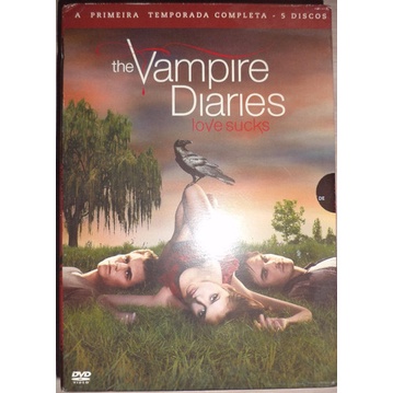 BOX DVD The Vampire Diaries - Love Sucks - A Primeira Temporada ...