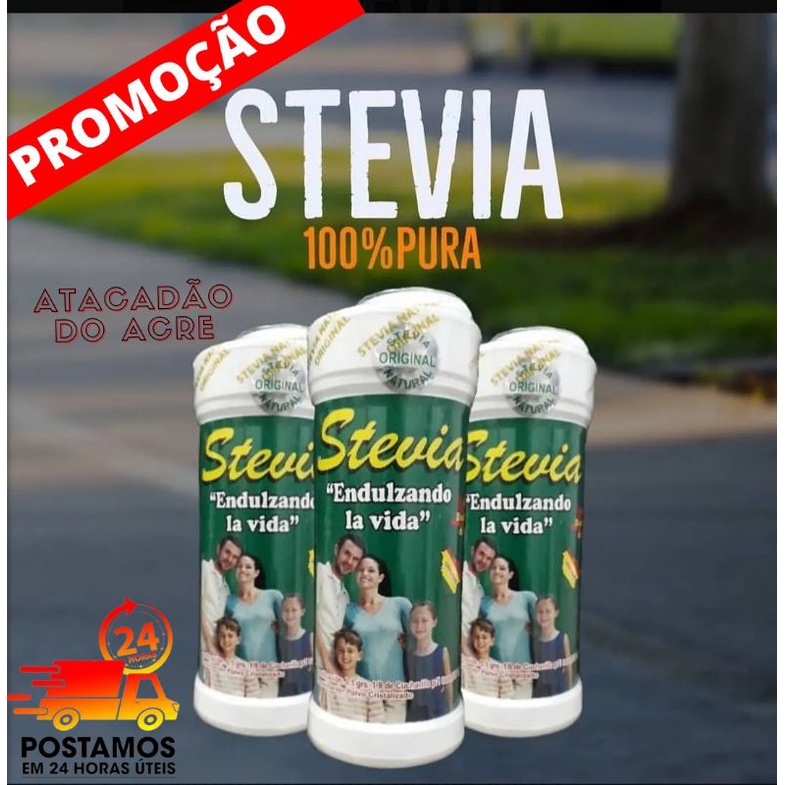 STEVIA ADOÇANTE 150g COM DOSADOR