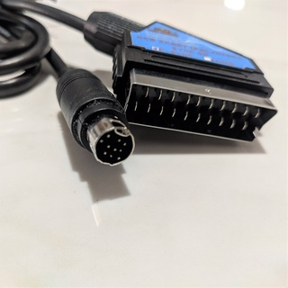 Cabo Rgb Scart C-sync Blindado Para Mega Drive 3 E Genesis 2