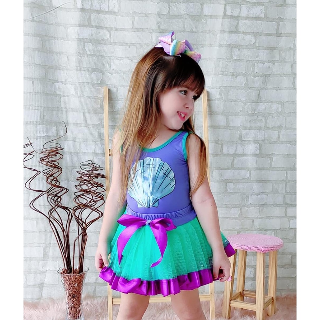 Roupa De Sereia Infantil Ariel