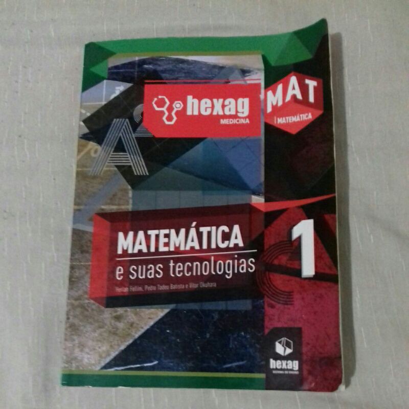 Apostilas HEXAG MEDICINA usadas semi-novas pré vestibular 1-6 ...