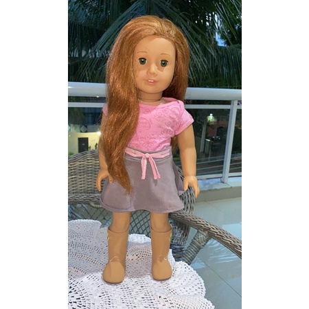 Roupa Maiô Para Boneca American Girl Our Generation Adora Bebê Reborn Baby  Alive Roupinha Praia Flamingo Biquíni Com Óculos Boia 41