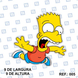 Adesivo Bart Simpson Grande Para Carro, Moto, Parede, Casa, Caderno em  Promoção na Americanas