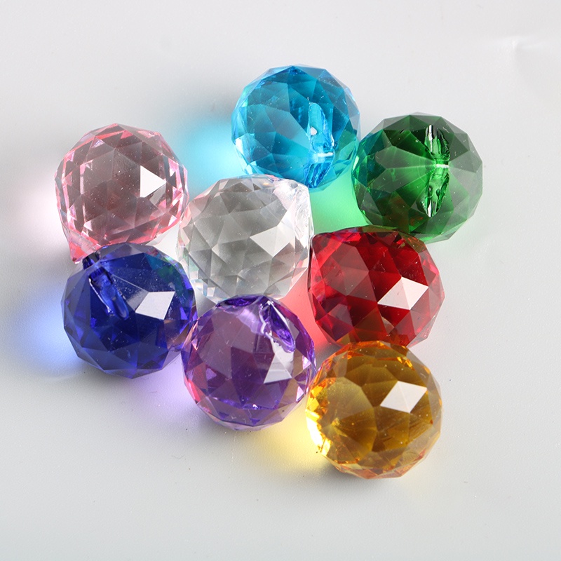 Bola de cristal 50mm de cristal meditação bola globo para