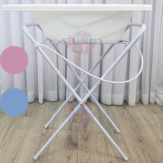 Banheira de 25 Litros Com Suporte Desmontável Prático Compacto Bebe Banho Rescem Nascido