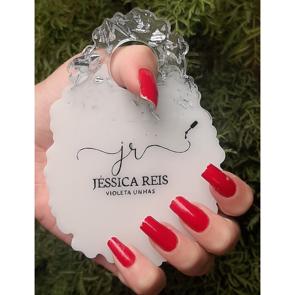 Placa ou Pedra Para foto de unha/ mistura de make personalizada de resina |  Shopee Brasil