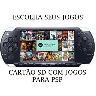 Super Cartão de Memória para PSP com mais de 3Miiiiiiiillll Jogos: God Of  War (Português), Tekken 6, Dragon Ball e muitos outros prontos para jogar!