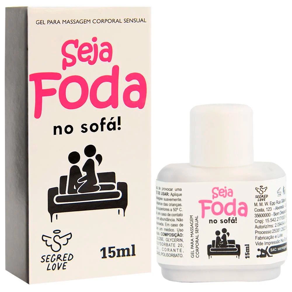 Gel Para Sexo Anal 15ml Segred Love Seja Foda No Sofa Shopee Brasil 