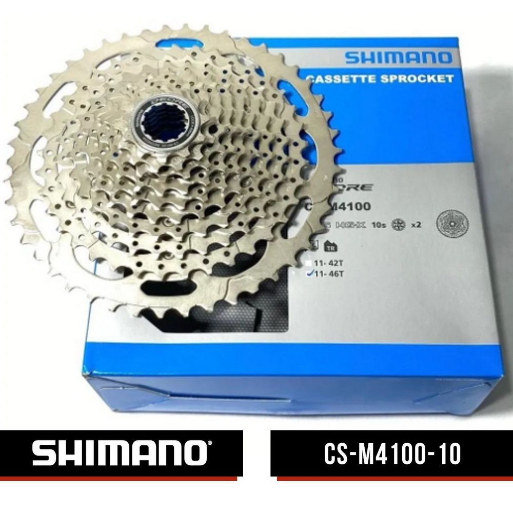 Cassete K7 Mtb Shimano Deore Cs M4100 11-46 dentes 1, 2 ou 3