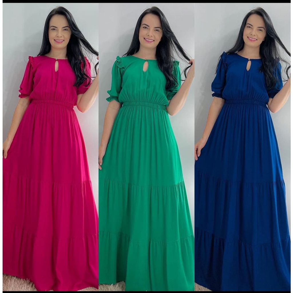 Vestidos sociais hot sale longos