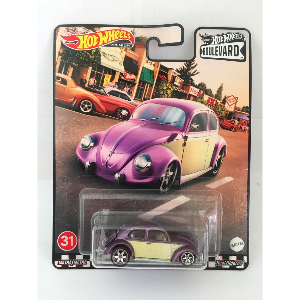 HOT WHEELS - VOLKSWAGEN CLASSIC BUG VIOLETA - BOULEVARD | Shopee