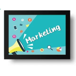 Placa Decorativa Marketing 20x30