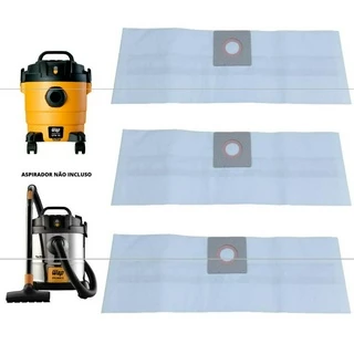 3 Sacos Descartável Para Aspirador Wap Gtw 10 Gtw inox12