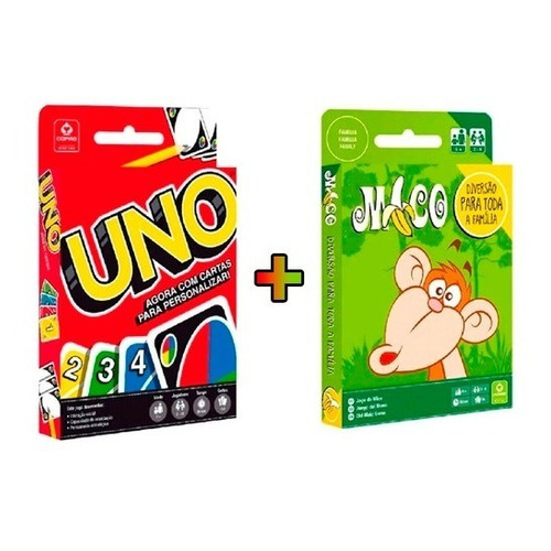 Kit Jogo do Mico + Jogo Uno - Original Copag