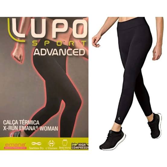 Calça Legging Lupo Feminina Emana Anticelulite Conforto Térmico Compressão  X-Run 71523