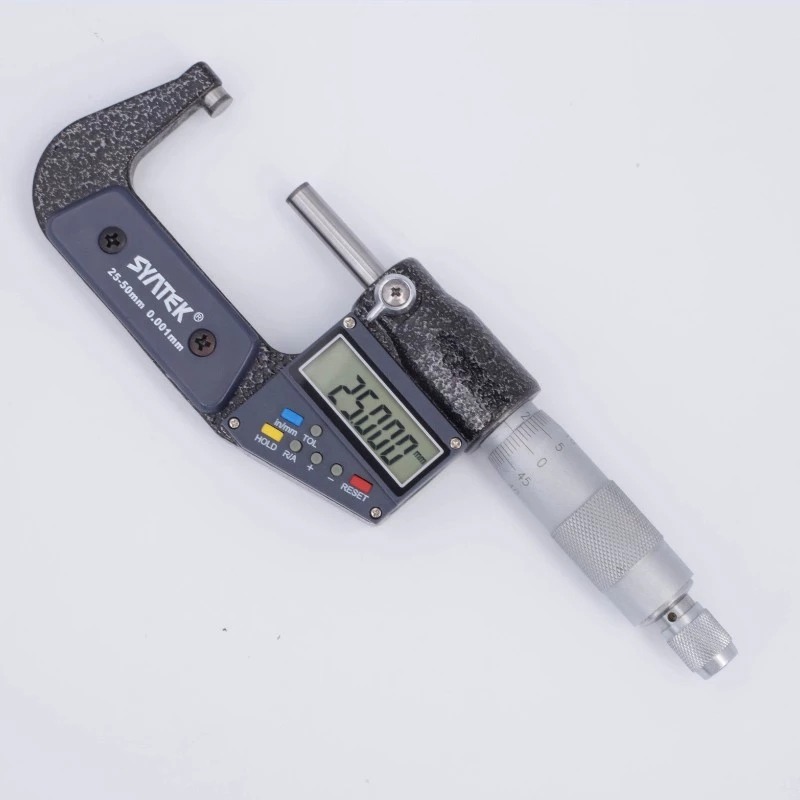 Micrometro Digital De 25-50mm 0.001mm Inox Syatek Paquimetro | Shopee ...