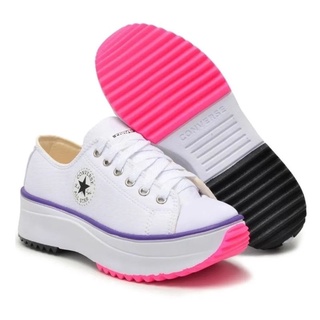 Tênis all star track 2.0 colors chuck taylor plataforma - R$ 169.90, cor  Branco (para caminhada, confortável) #165187, compre agora