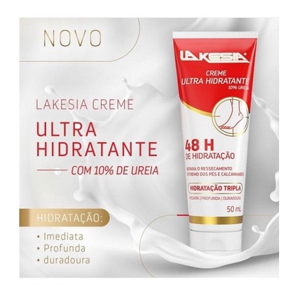 LAKESIA CREME HIDRATANTE 10% 50ML | Shopee Brasil