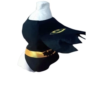 Fantasia Batman pet com capa para caes e gatos,roupa pet batman.