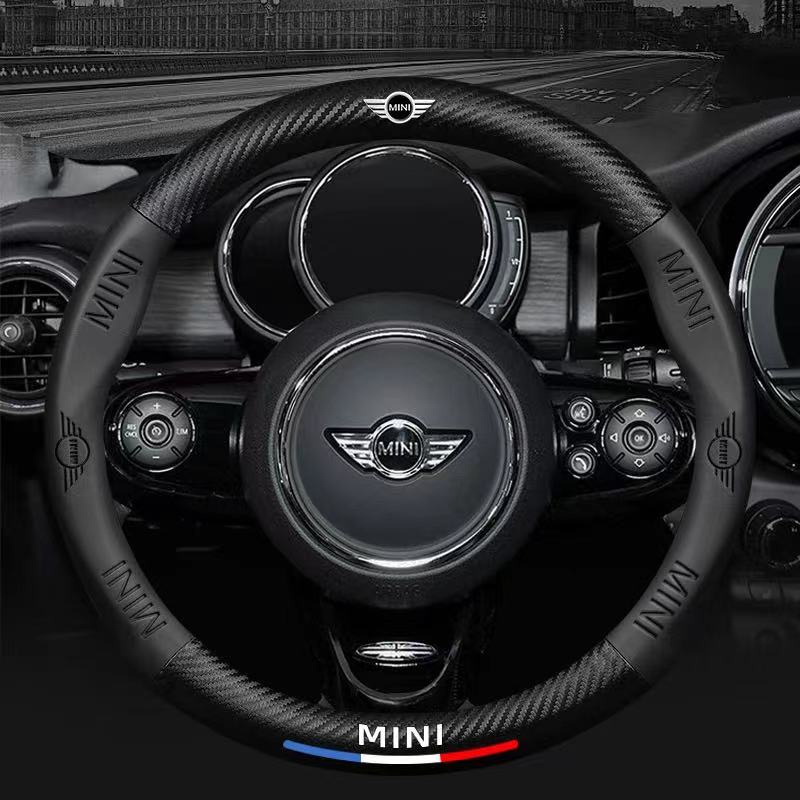HEINMO Funda Universal Para Palanca De Cambios De Coche Para Cooper Todos Los Modelos JCW One F54 F55 F56 F57 F60 R55 R56 R60 R61 Convertible Clubman Countryman Hatchback (negro