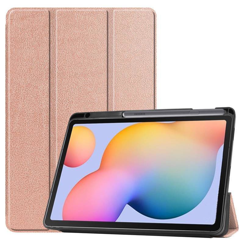 Capa De Couro Com Suporte Para Samsung Tab S6 Lite 10.4 Polegadas SM ...