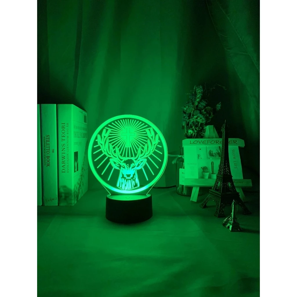 Jagermeister Lâmpada Led Com Sensor De Toque Claro Noturna/Para Mesa De Bar
